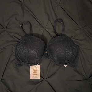 Savage X Fenty Corded Lace Padded Demi Bra